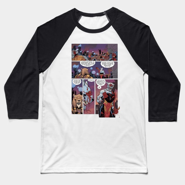 beast Baseball T-Shirt by super villain